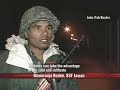 Soldiers brave cold wave on the border