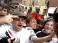 Maggot gets mobbed as he walks down the red carpet