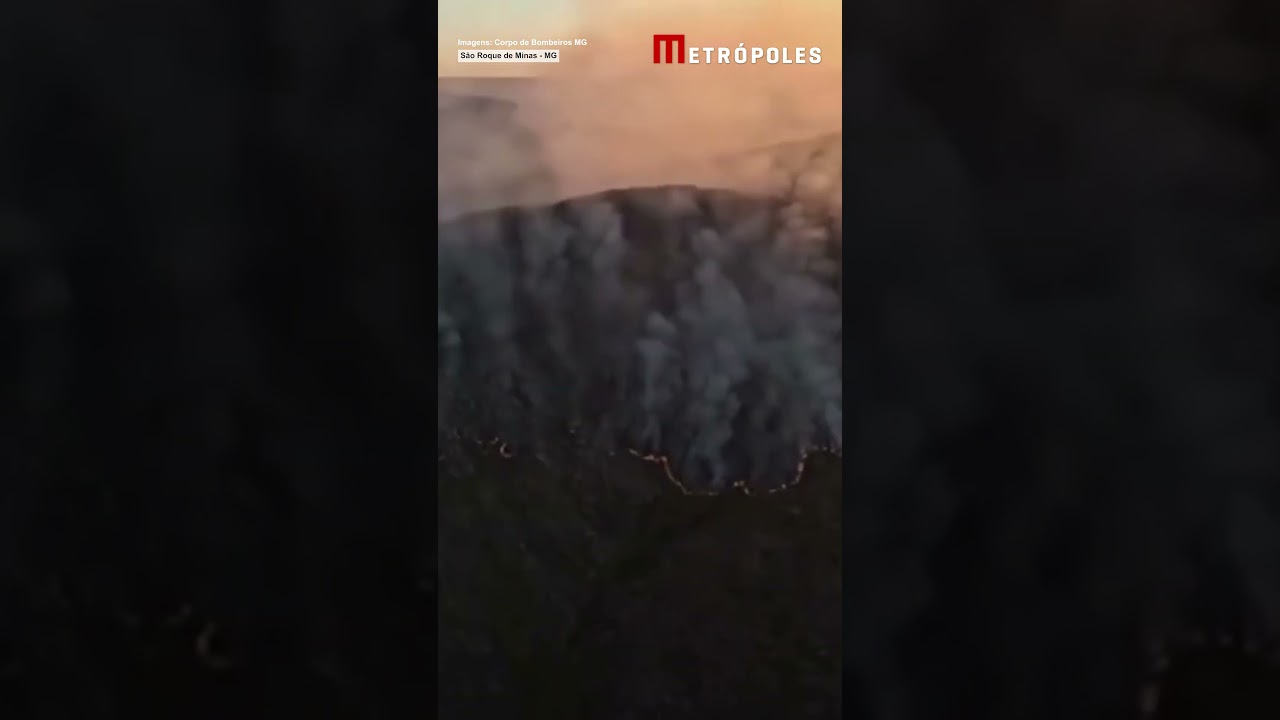 Incêndio atinge 2 mil hectares no Parque Nacional da Serra da Canastra