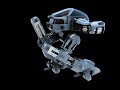 ED209 walkcycle Blender v2