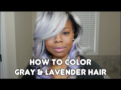 how to dye ur hair grey