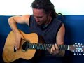Guitar drumming with John Butler