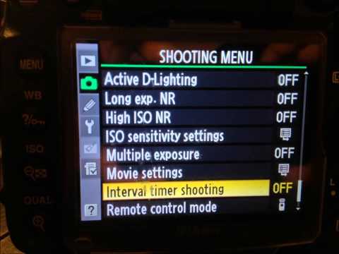 how to self timer on nikon d7000