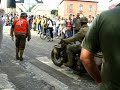 Tanks in town, Cuesmes place , harley wla , jeep willys , military police