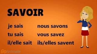 Le verbe savoir au présent
