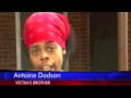 Woman wakes up to find an intruder in her bed. This is a combination of two news segments about the bed intruder. He was forced to leave by the victim's (Kelly Dodson) brother, Antoine Dodson. Interview 1 and 2.