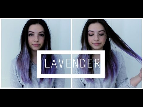 how to ombre hair with purple