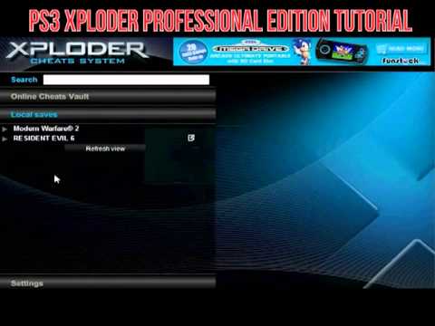 how to xploder ps3