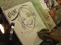 Caricature of Evan by Sam Klemke www.ultimessence.com
