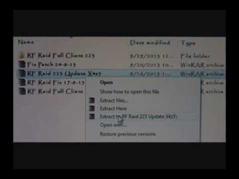 how to patch rf raid