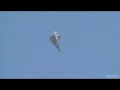 f22 aerobatics over langley speedway