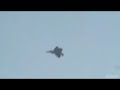 F22 aerobatics over Langley Speedway F22 aerobatics over Langley Speedway