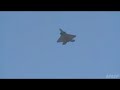 f22 aerobatics over langley speedway