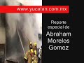 gigantesco incendio en el centro de mérida