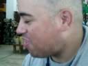 Jose eating jalapeno's in Cozumel
