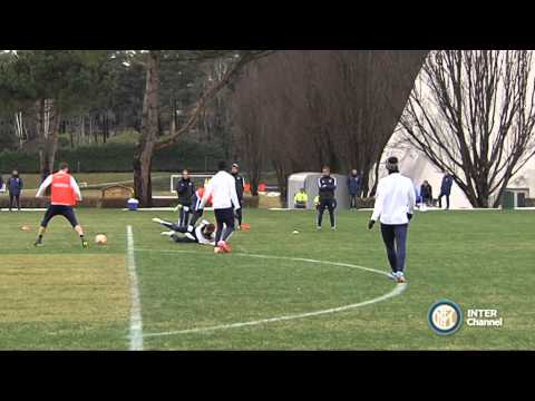 ALLENAMENTO INTER REAL AUDIO 16 02 2015