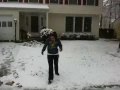 Osa en la nieve