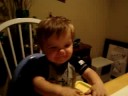 Hutch, spit out the apple!
