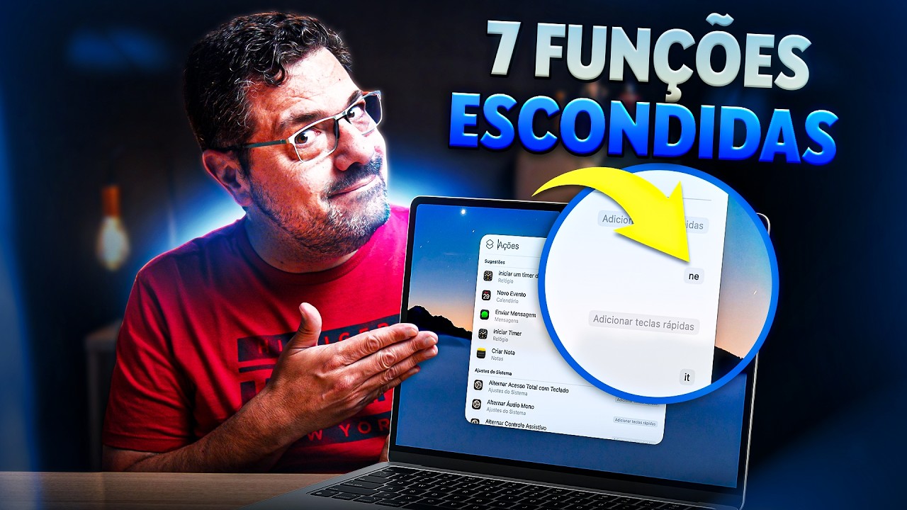 7 Funções do macOS Tahoe que você PRECISA ativar AGORA no seu Mac!