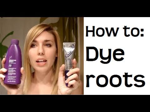 how to dye just roots