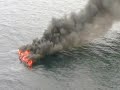 coast guard responds to boat fire