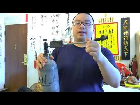 how to drain hpa tank