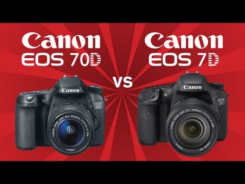7D - Canon 70D vs Canon 7D. A comparison of the Canon EOS 70D vs the Canon EOS 7D looking at specs including megapixels, ISO Range, touch screen, continuous shoot...
