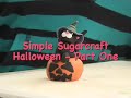  Arts Crafts Food Home Simple Sugarcraft fondant icing Halloween Jack O'Lantern black cat sugar-paste trick or treat figglehorn fred kevin kindergarten president