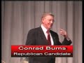 Jon Tester Conrad Burns Hamilton Debate Part 5