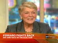 Geraldine Ferraro Defends Her Statements (Full Video)