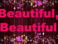Beautiful, Beautiful ~ Francesca Battistelli **Lyric video**