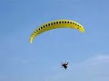 paramotor low over the sea paramotor low over the sea