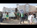 Movilización en Arrecife para mostrar el rotundo rechazo a los recortes en Educación