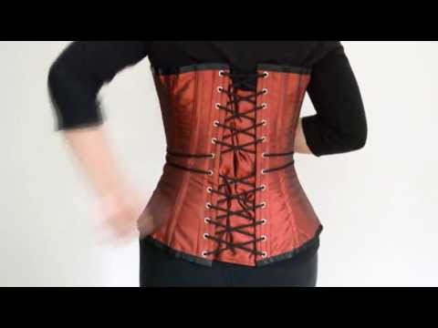 how to self tie a corset