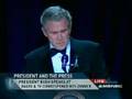 President Bush Makes Fun of Himself (really)