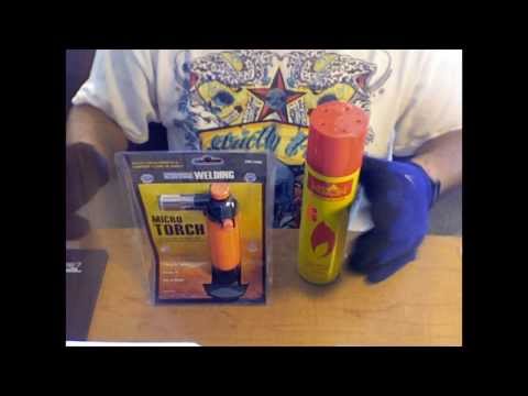 how to fill butane lighter torch