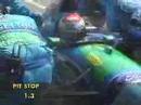 Jos Verstappen F1 Benneton Pit Fire