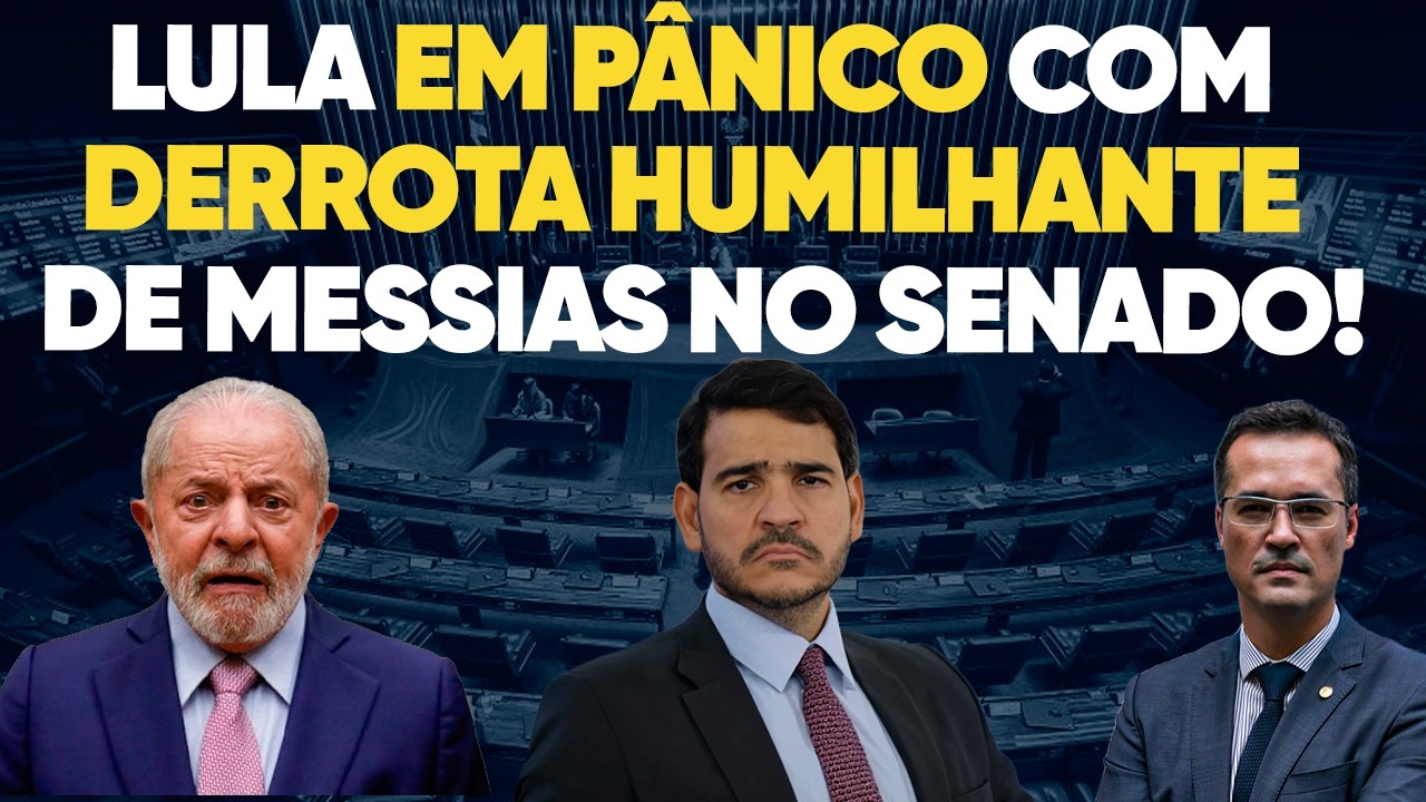 Lula em PÂNICO: Messias pode sofrer DERROTA HUMILHANTE no Senado!