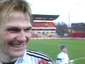 Cupfinalen 1995: intervjuer og bankett Cupfinalen 1995: intervjuer og bankett