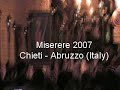 miserere a chieti 2007 abruzzo italy