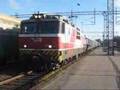 Finnish Express Train 705 arrives Iisalmi station