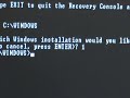 Do Not run this scan on a hard drive that is working. This will show you how to run a chkdsk scan on your drive to help with blue screen repair. Recovery Console Download ISO file. www.betaflux.com Free cd/dvd burning program. www.betaflux.com It it does not work for you, try this burner also free download.cnet.com Enjoy :-)