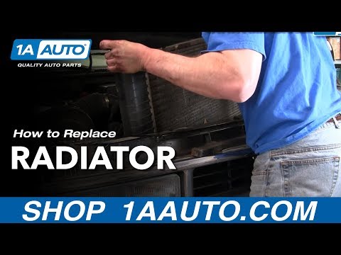 How To Install Replace Radiator Chevy Pickup Truck Tahoe Suburban GMC Yukon Part 1 1AAuto.com