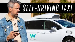 Riding a Waymo self-driving taxi