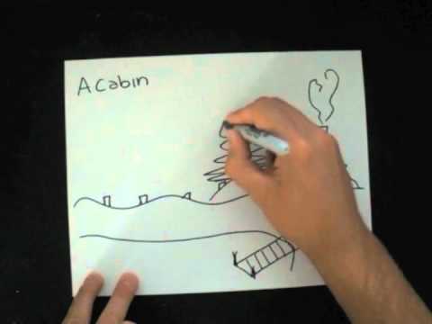 Draw a cabin | Doodle Ideas
