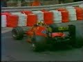 Piquet and Patrese crash - Monaco 1985