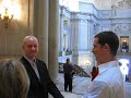 this is alan & scott's civil ceremony. it's very short and the sound quality is bad, but if you turn the volume up, you'll get the gist of it. ;)