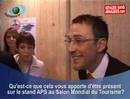 a l'occasion du salon mondial du tourisme 2007 qui s'est d�roul� � paris, julien courbet nous accorde une interview exclusive pour le lancement de son nouveau site web.