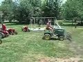 Wheel Horse Pull - Green versus Red