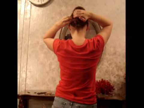 knee length - Visit my long hair website at http://BeyondClassicLength.com Cinnamon Hair's French Twist for long hair. This style works on my knee length hair but it shoul...